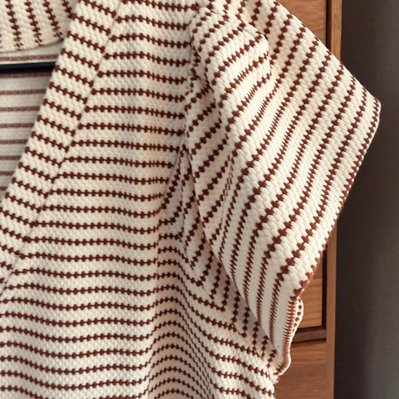 Entro DOTTED LINE DRESS, ECRU MOCHA Size M - Picture 10 of 10